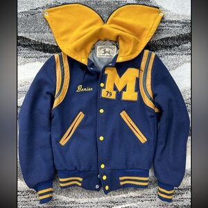 True Vintage 70s Varsity Letterman women’s Jacket